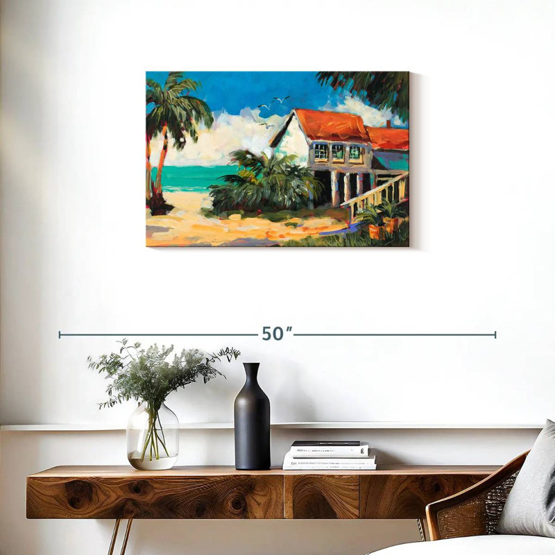 Escapade tropicale Gillard, H 20 po x l 30 po