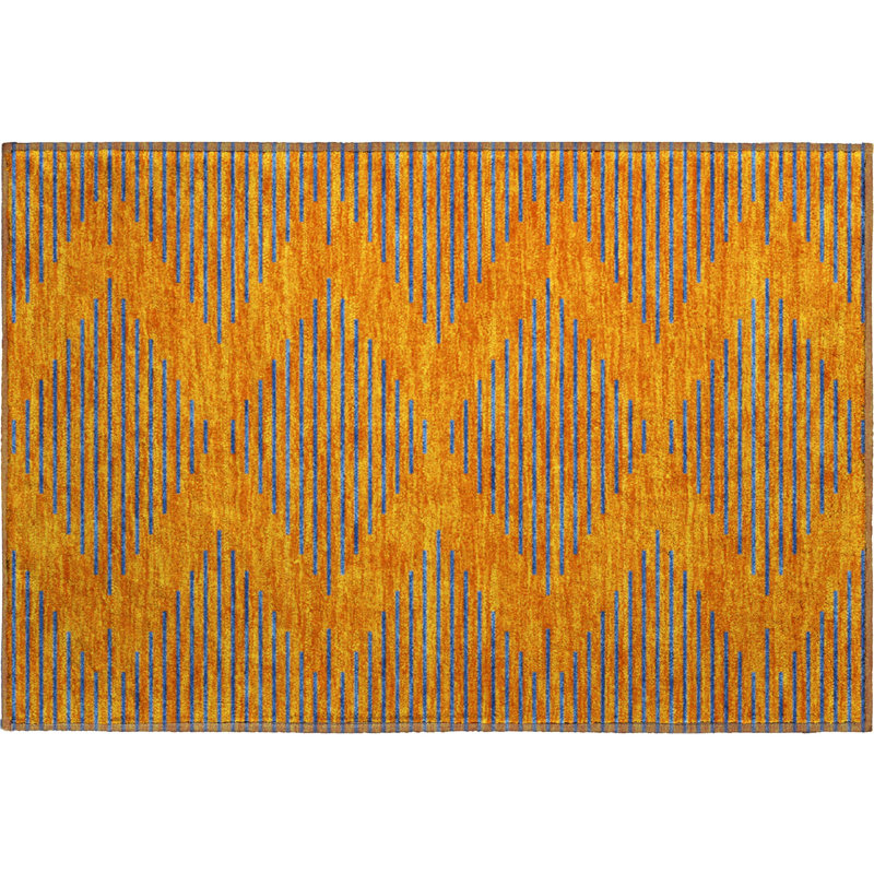 Premium Machine Washable Jahnke AMF1017 Geometric Rug, Rectangle 1'8" x 2'6"