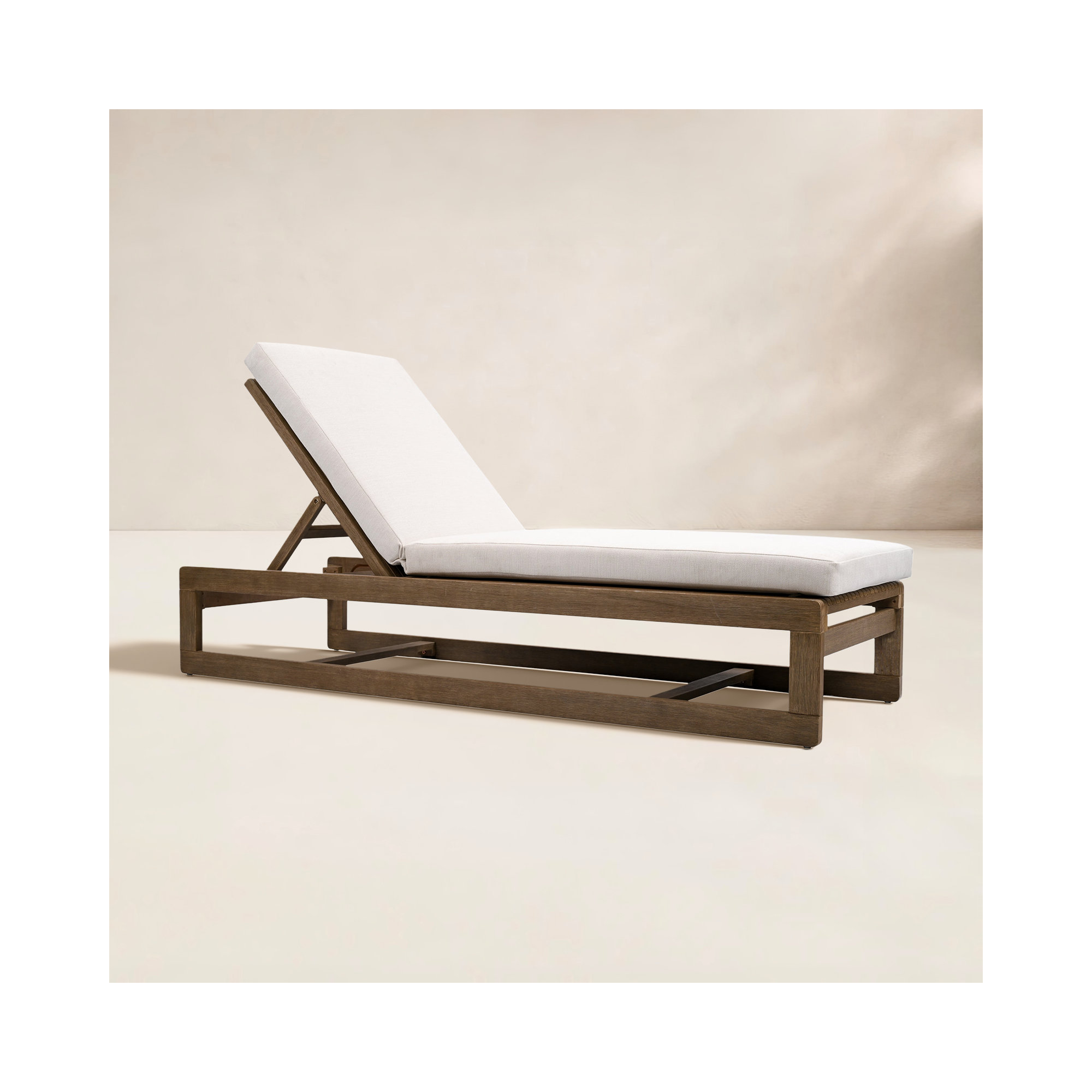 Farlend Eucalyptus Outdoor Chaise Lounge
