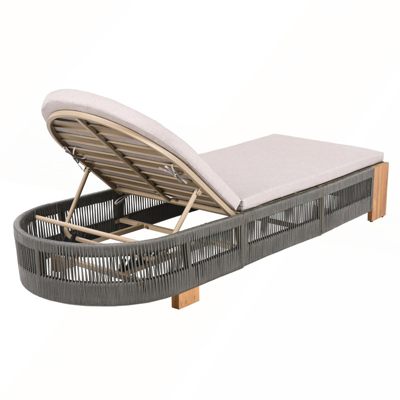 Mobilier d'extérieur près de la piscine, Grey,Teak