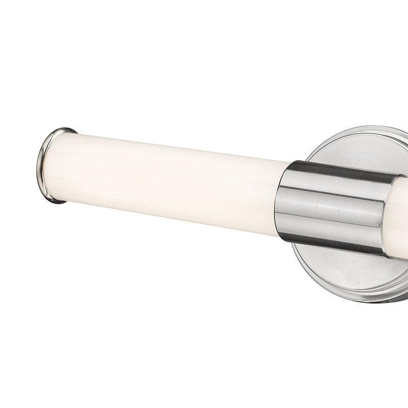 Bouey 2 - Light Dimmable LED Bath Bar, Brushed Nickel