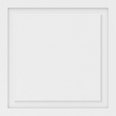 Panneau mural Harrison 3D en blanc