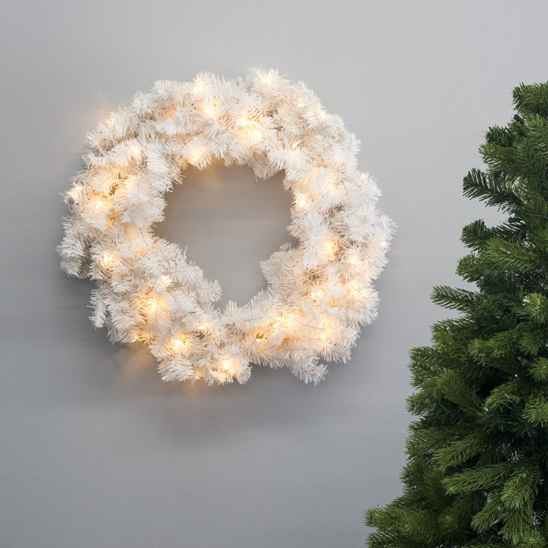 Couronne lumineuse 20 po, Blanc, H 20 po x l 20 po x P 4 po