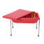 Table sensorielle rouge moyen - table et couvercle 24 po