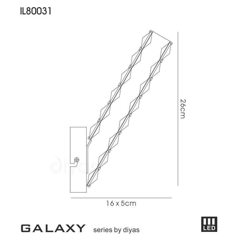 LED Wallchiere