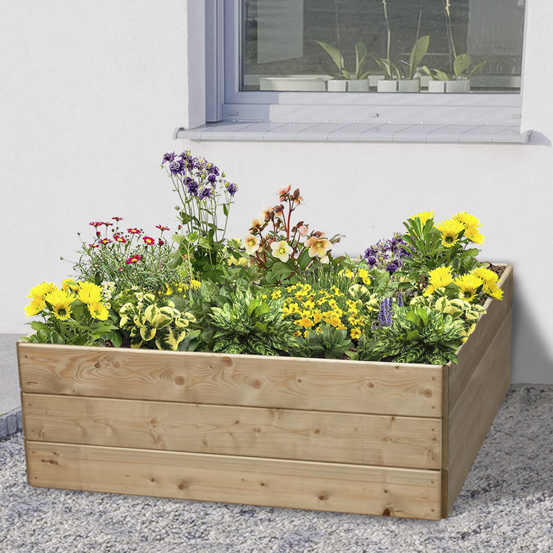 Leda Raised Bed 120 x 120cm, Height 45cm