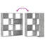 Atis 140cm H x 85cm W Bookcase