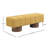 Marlon Dining Bench With Wooden Base-536343069-513124339