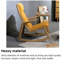 Modern Upholstered Solid Wood Rocking Chair