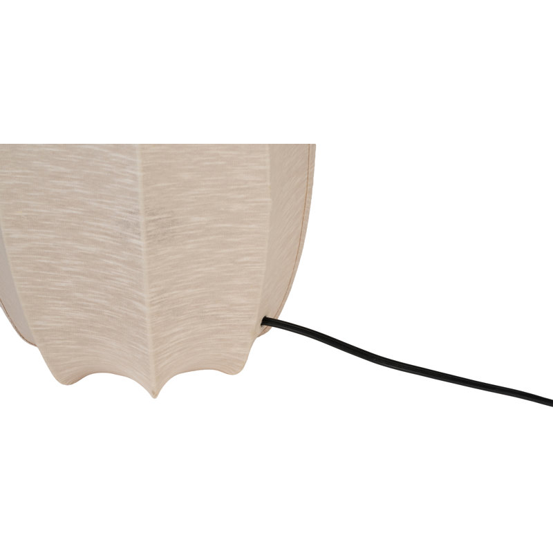 Markham Taupe Stretch Fabric Table Lamp, Taupe