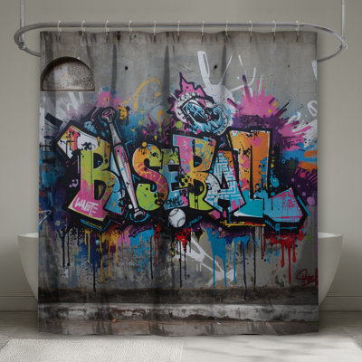 Rideaux de douche Graffiti
