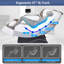 Fauteuil de massage chauffant en similicuir