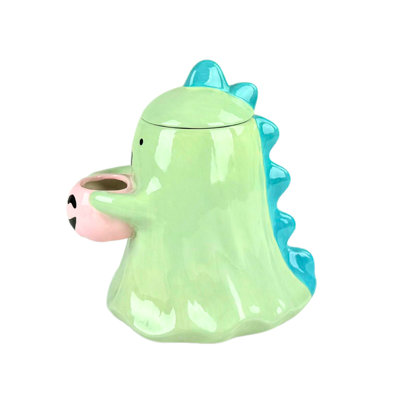 10 Strawberry Street Ghost Dinosaur Cookie Jar