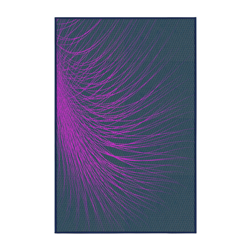 Geometric Indoor Rug, Rectangle 6' x 9'