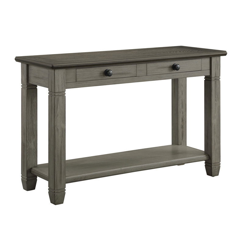 Console Nicoel, Gris antique, H 31 po x l 48 po x P 18 po