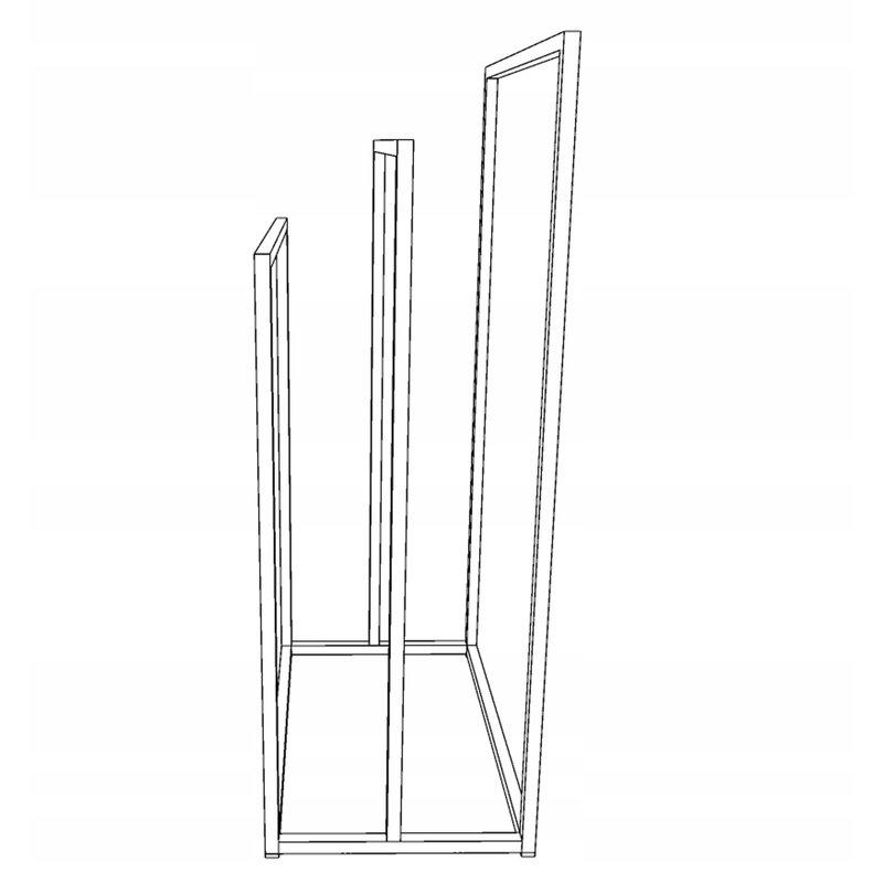 Honore 3 Freestanding Towel Stand, White