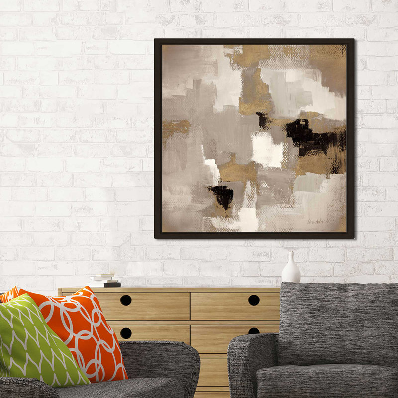 «Mute Abstract I», reproduction d'art sur toile encadrée, H 39,5 po x l 39,5 po x P 2 po