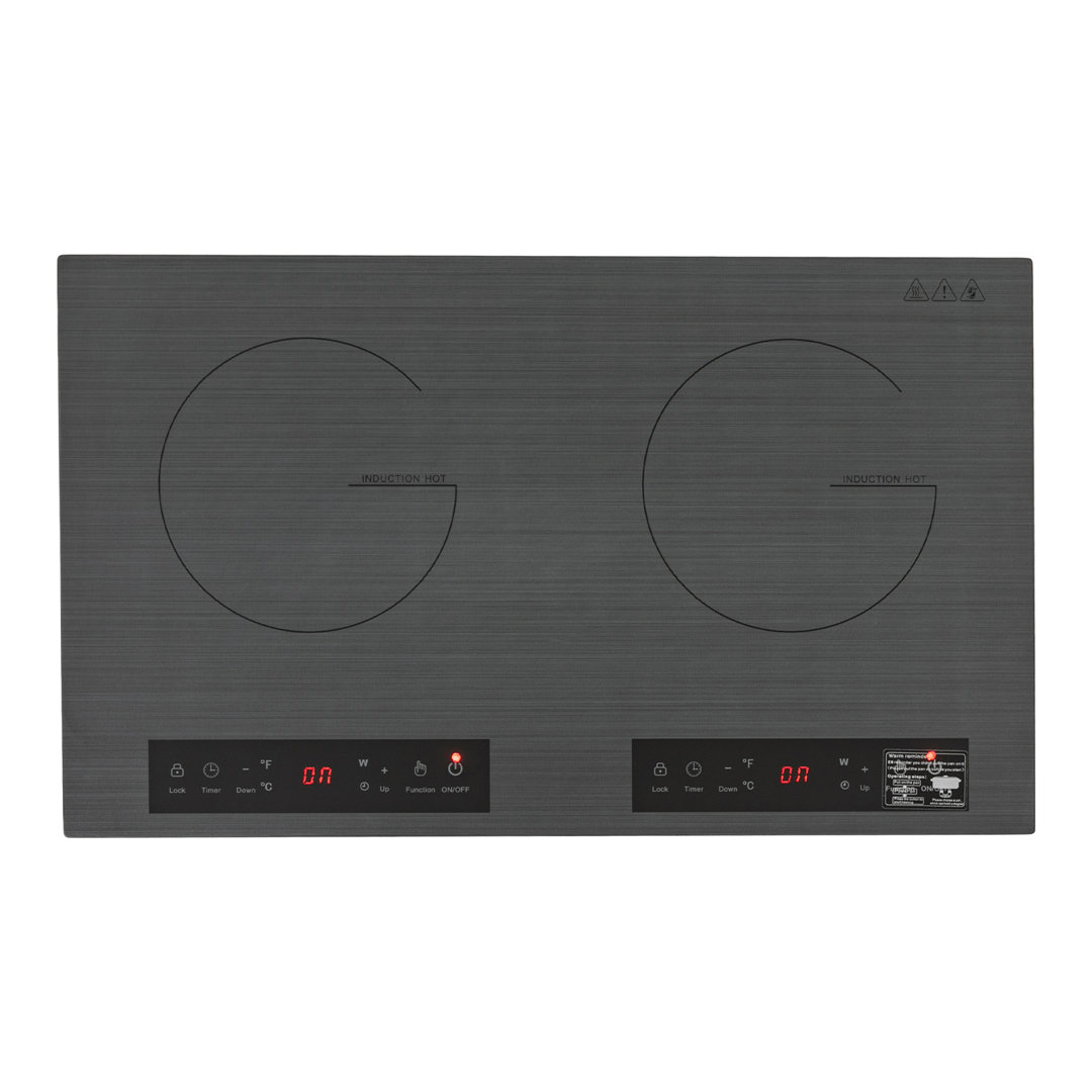 OUKANING 2600W Portable Electric Double Induction Cooktop Hot Plate With Timing Function OUKANING