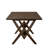 63" Double V Dining Table-Walnut