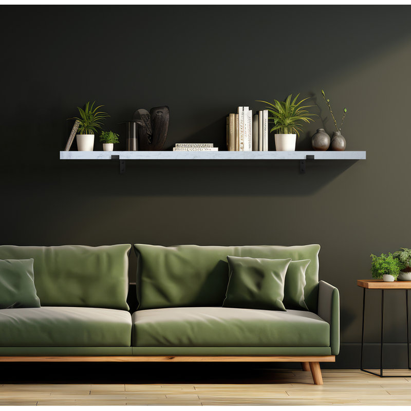 Emerald Lee Poplar, 2" H x 49" W x 8" D, Gray