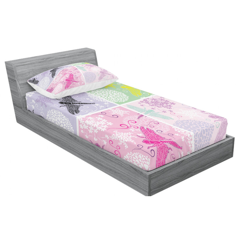 Microfiber Sheet Set, Twin XL Sheet Set with Fitted Sheet