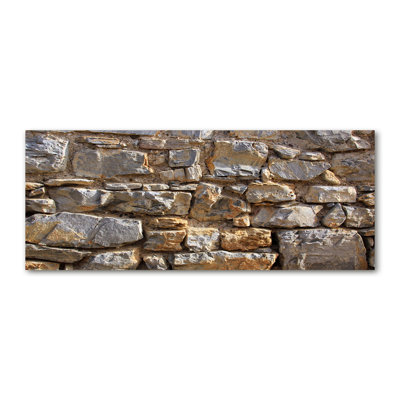 A Stone Wall - Wrapped Canvas Print