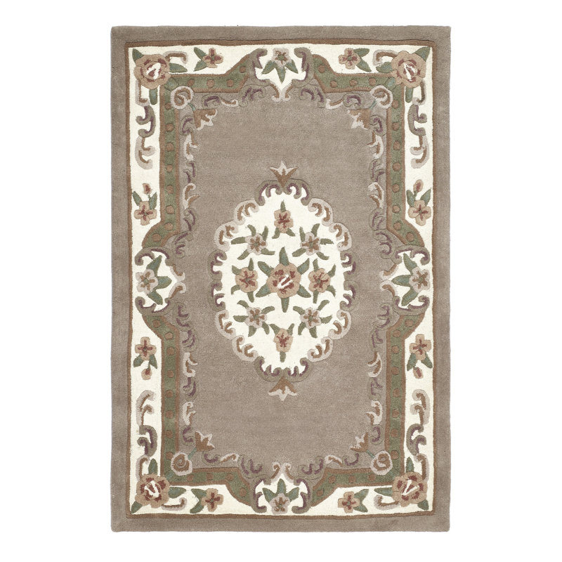Comfort Oriental Wool Hand Woven Beige, Rectangle 150 x 240cm