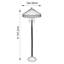 Kacey 158cm Dark Bronze Traditional Floor Lamp