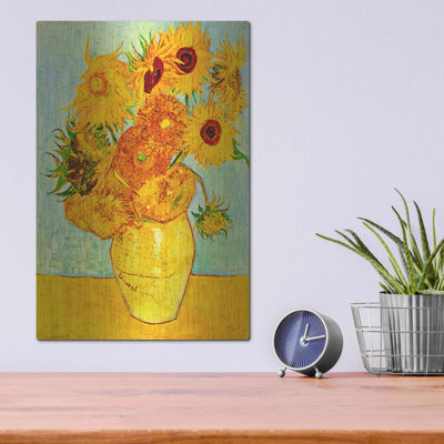 " Vase With Twelve Sunflowers " by MASTERS