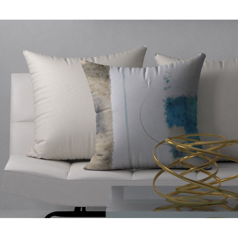 Coussin décoratif carrée invitant relax, 18 po x 18 po