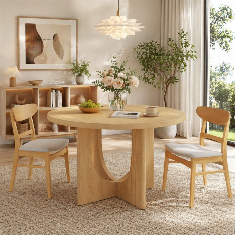 Table de salle à manger 48 ", Naturel