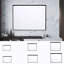 Inbox Zero Outdoor Manual Projector Screen Projector Screen-2099095410