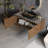 48" Modern Luxury Faux Marble Countertop And Wooden Bathroom Cabinet