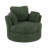 42.1" Wide Slipcovered Swivel Barrel Chair-1954448382