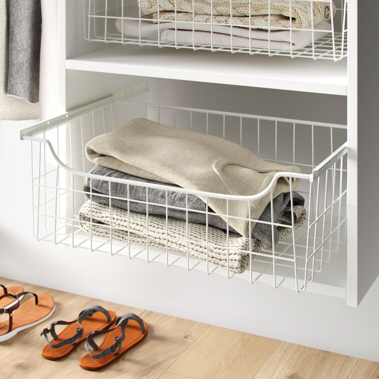 Grid 24W Pull-Out Basket Dotted Line Size: 8 Height