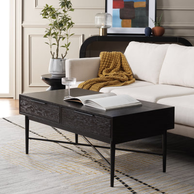 Table basse à 4 pieds avec rangement