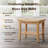 20" W Solid Teak Shower Bench with Storage Shelf, 500lbs Waterproof Spa Stool-706539885