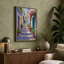 Mediterranean Alleyway Coastal - Wrapped Canvas-74973970-74973972