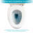 Creationstry GPF Elongated Floor Mounted One-Piece Toilet (Seat Included)