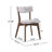 Putnam Upholstered Dining Chairs with Curved Back & Rubberwood Legs -298005044-322568965