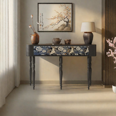 High-legged multi-functional console table