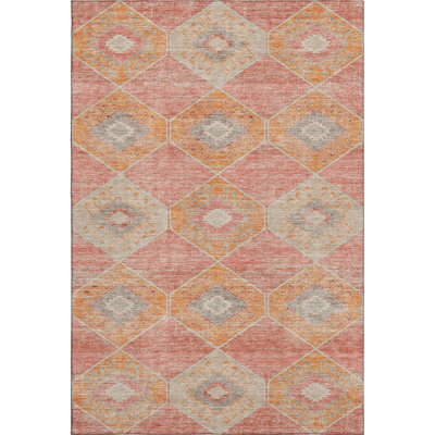 Premium Machine Washable Mayfield AMF1857 Aztec Rug