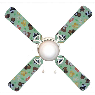 Ventilateur de plafond à 4 pales 42 po avec chaînette et ensemble d’éclairage inclus Marrero