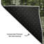 Tapis vert Cerrito AMF581 lavable à la machine de qualité supérieure-104842699