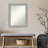 Vista Brushed Nickel Narrow Bathroom Vanity Non-Beveled Wall Mirror-676471160