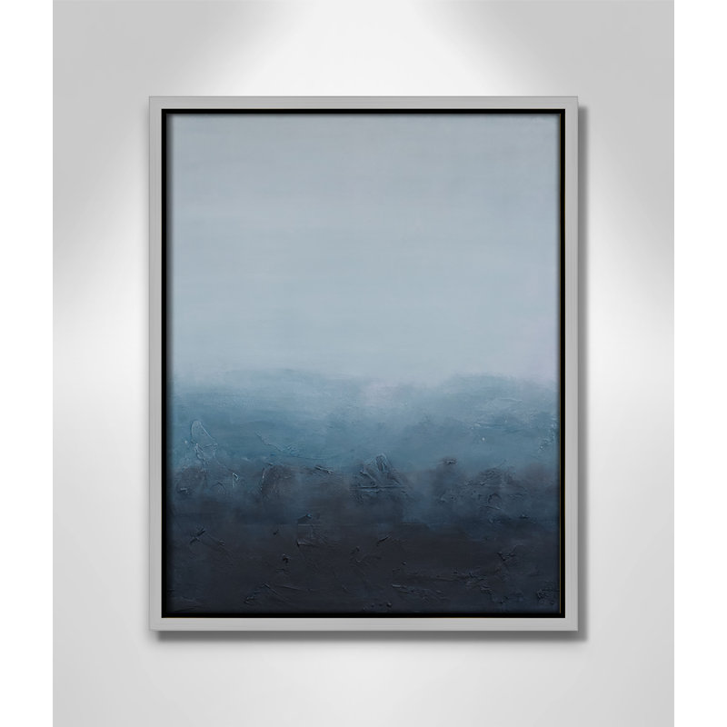 Elemental I Print by S.H. Khan, Silver Floater, 12.5'' W x 15.5'' H