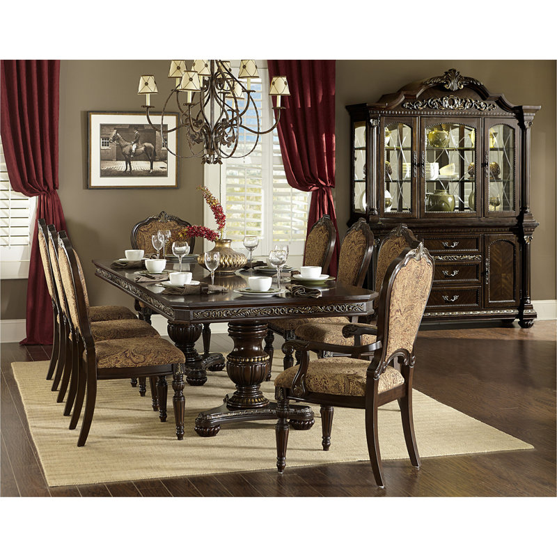Clearwell Extendable Rectangular with Solid Wood Base Dining Table