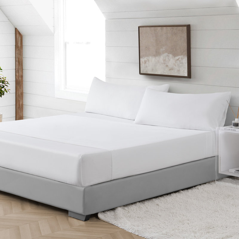 Ensemble de draps en microfibre Snorze, Simple TG, Blanc