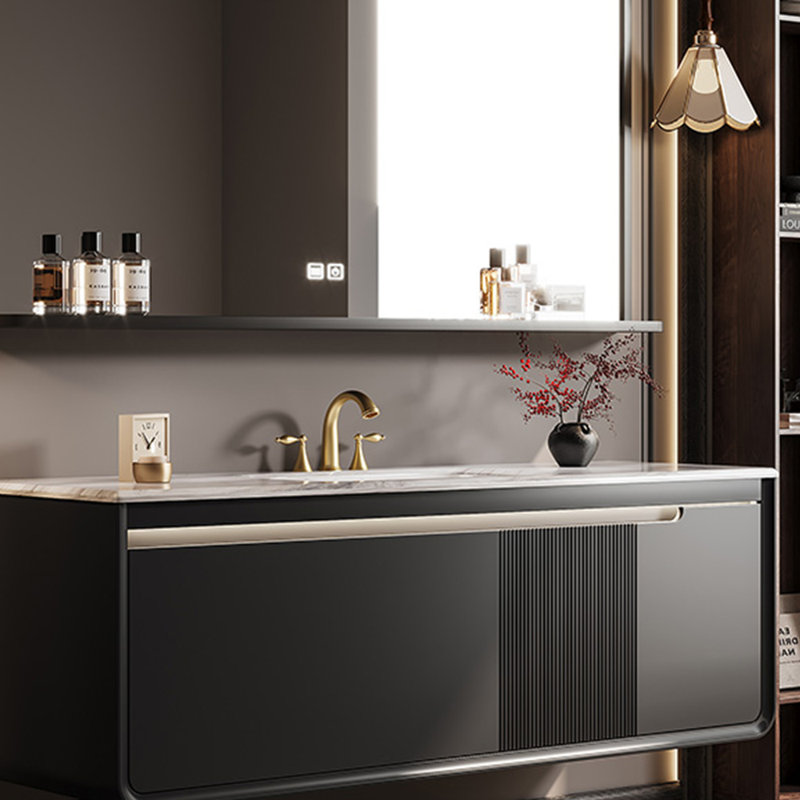 Armoire de salle de bain de style médiéval rétro
