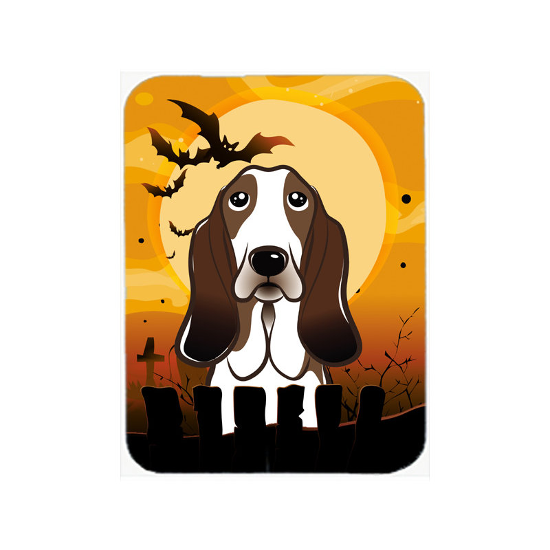 Planche à découper en verre Basset Hound EILA